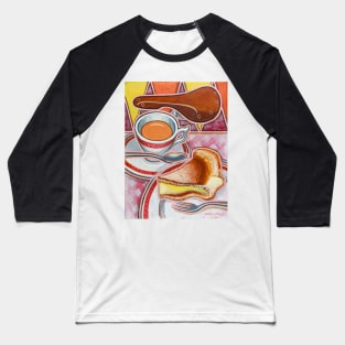 Eroica Britannia and Bakewell Pudding on Pink Baseball T-Shirt